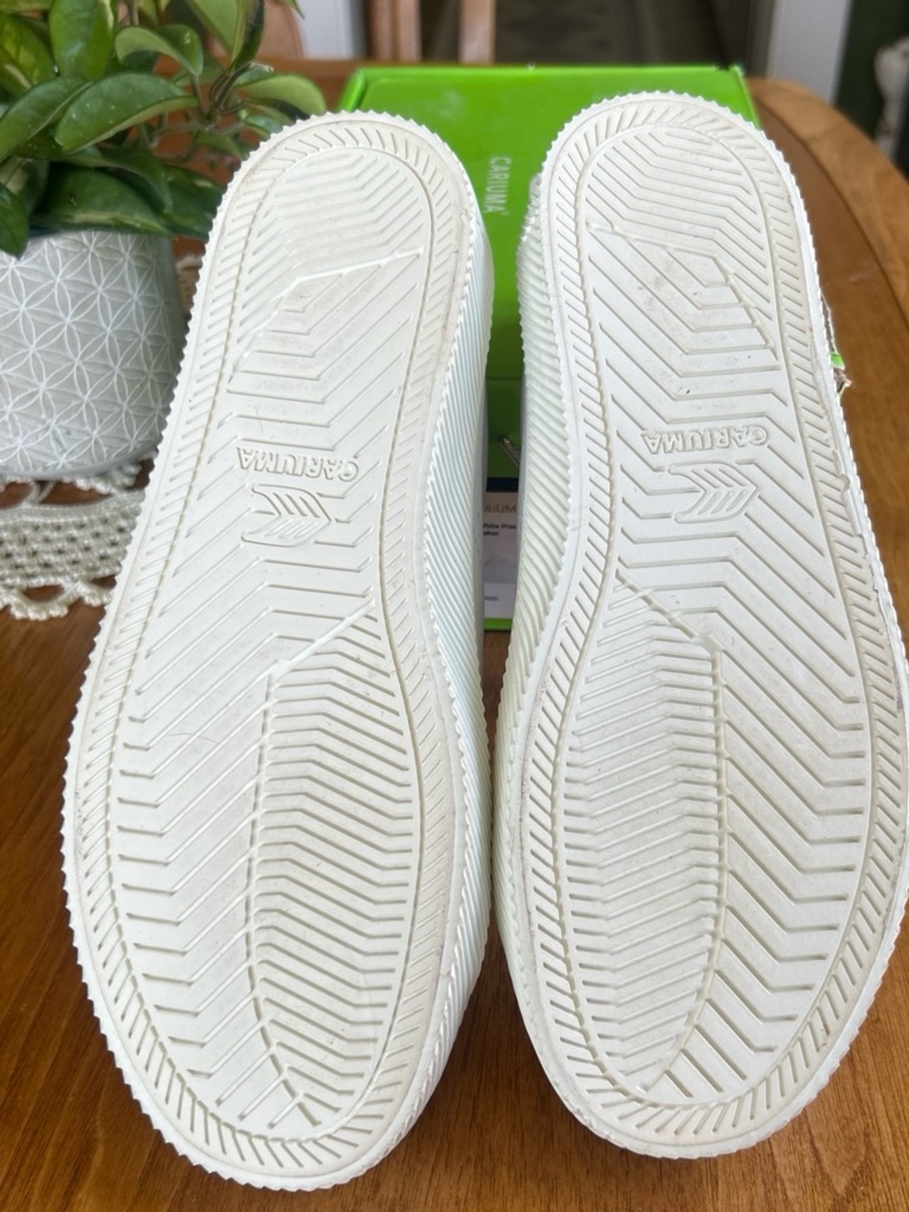NWT CARIUMA Low White Premium Leather Sneaker - Picture 4 of 5